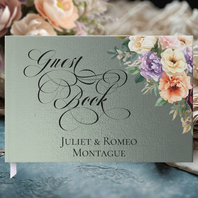 Spring Wildflowers - Sage Guest Book (Creator Uploaded)