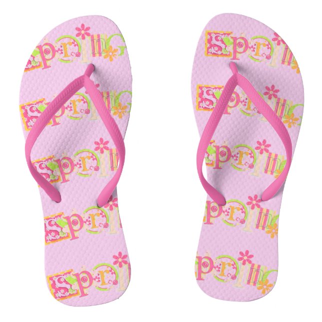Spring Women's Flip Flops (Footbed)