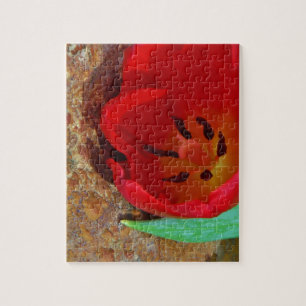 Spring yellow and Red Tulip Jigsaw Puzzle