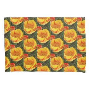 Spring Yellow Tulips Pillowcase