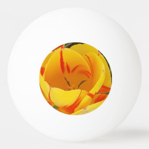 Spring Yellow Tulips Ping Pong Ball