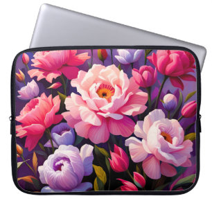 Spring Zen Sunrise Pink Blossom Garden  Laptop Sleeve