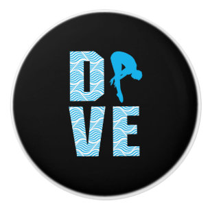 Springboard Diving Gift Diver Platform Springboard Ceramic Knob