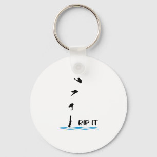 Springboard Diving Key Ring