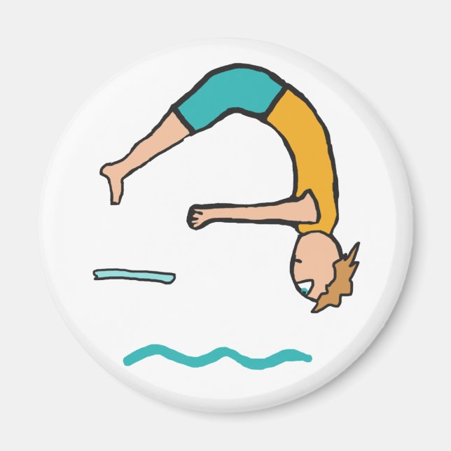 Springboard Diving Magnet (Front)