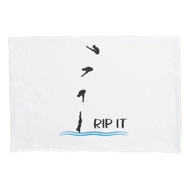 Springboard Diving Pillowcase (Front)
