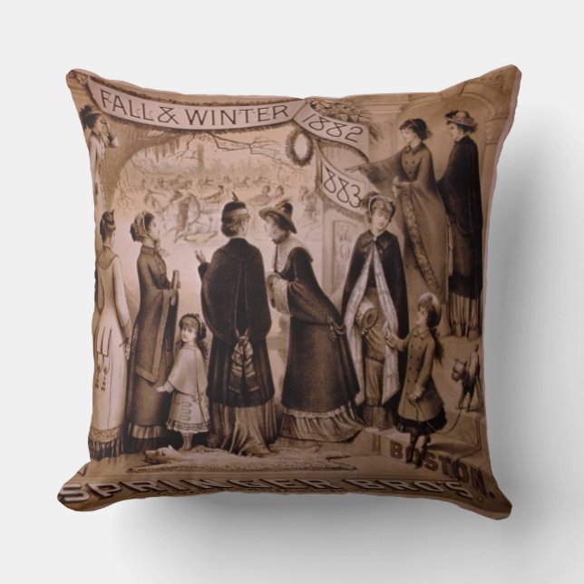 'Springer Brothers, Boston, Fall and Winter Collec Cushion (Front)