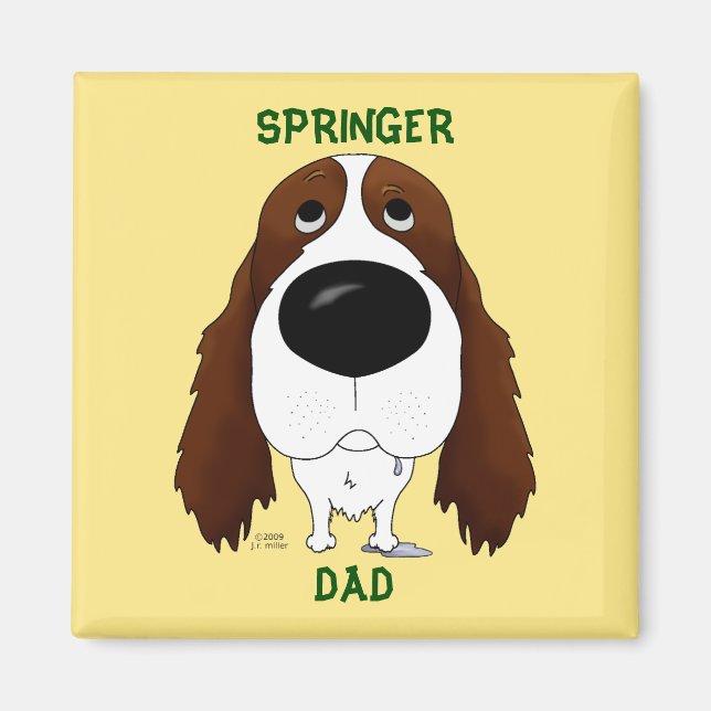 Springer Dad Magnet (Front)