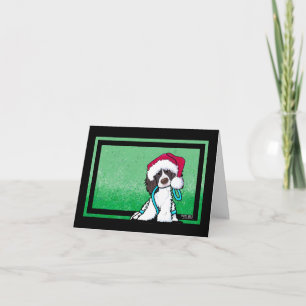 Springer Spaniel Christmas Holiday Card