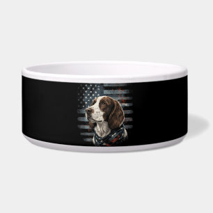 Springer Spaniel Dog American Flag