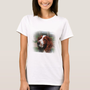 Springer Spaniel Dog Art T-Shirt