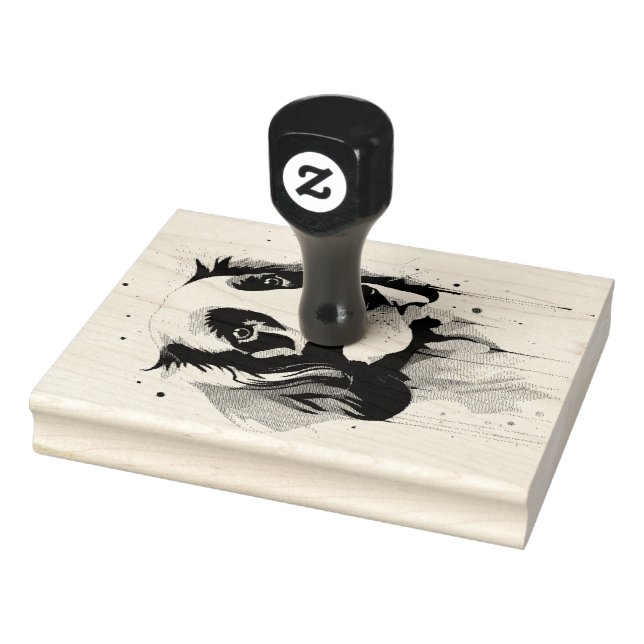 springer spaniel dog stamp (Stamp)