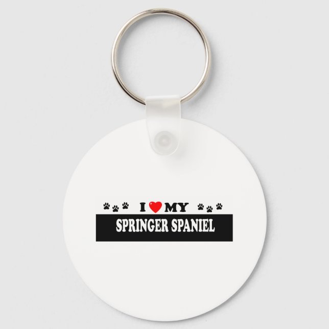 SPRINGER SPANIEL KEY RING (Front)