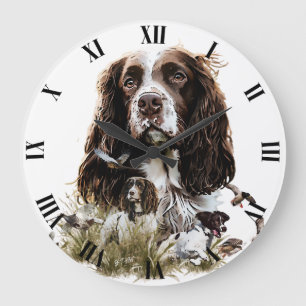Springer Spaniel Large Clock
