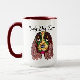 Springer Spaniel ugly dog face mug