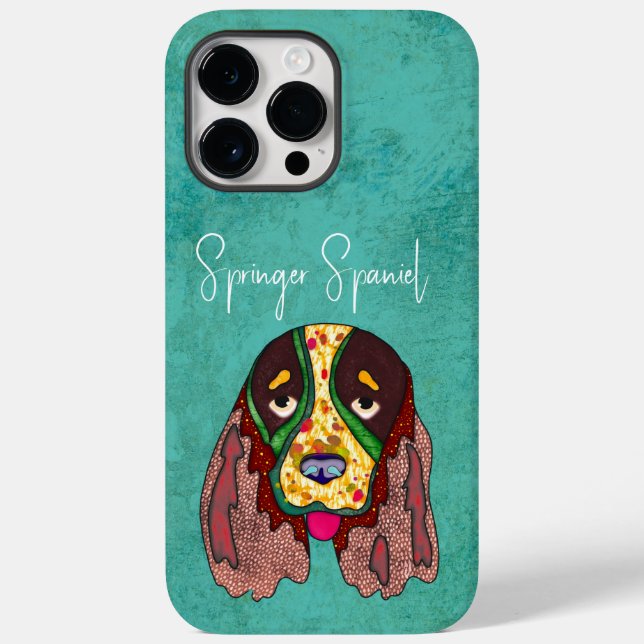 Springer Spaniel Ugly Face Case-Mate iPhone Case (Back)