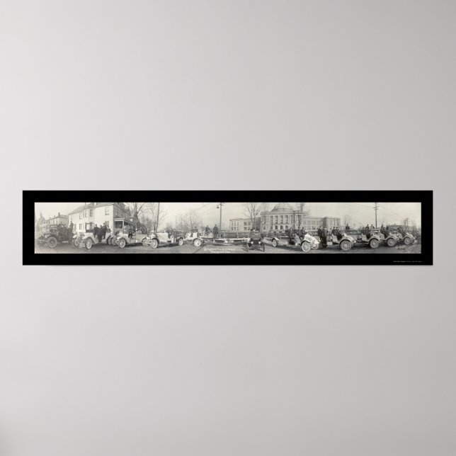 Springfield Fire Department Photo 1917 Poster (Front)