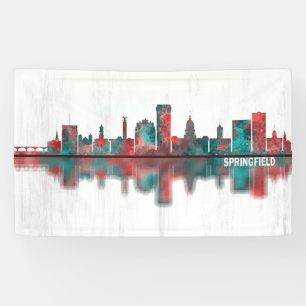 Springfield Illinois Skyline Banner