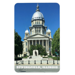 Springfield, Illinois State Capitol Building Magnet