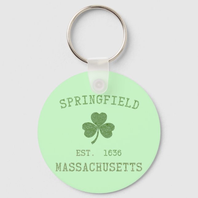Springfield MA Keychain (Front)