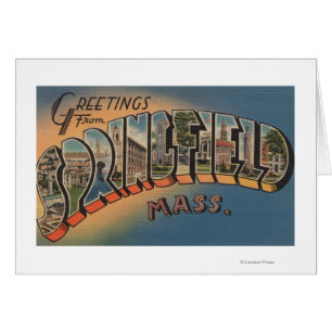 Springfield, Massachusetts - Large Letter 2