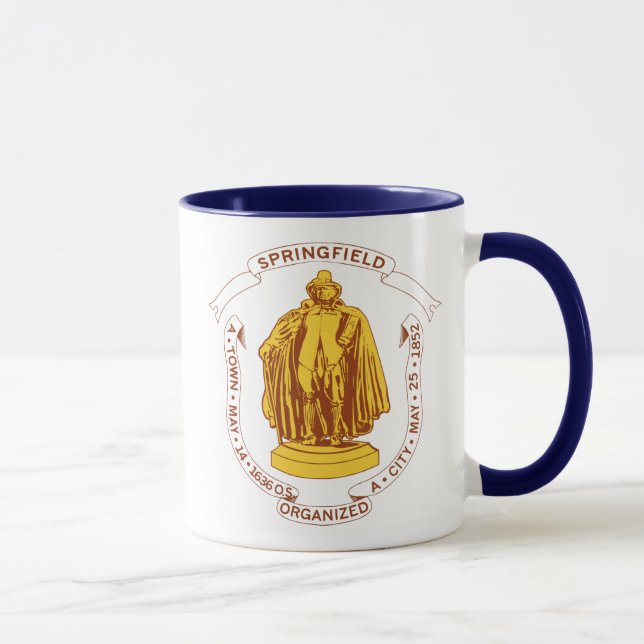 Springfield Massachusetts MA Puritan Mug (Right)