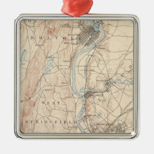 Springfield, Massachusetts Metal Ornament