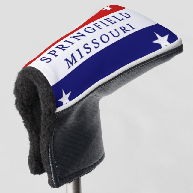 Springfield (Missouri) city flag Golf Head Cover (3/4 Front)