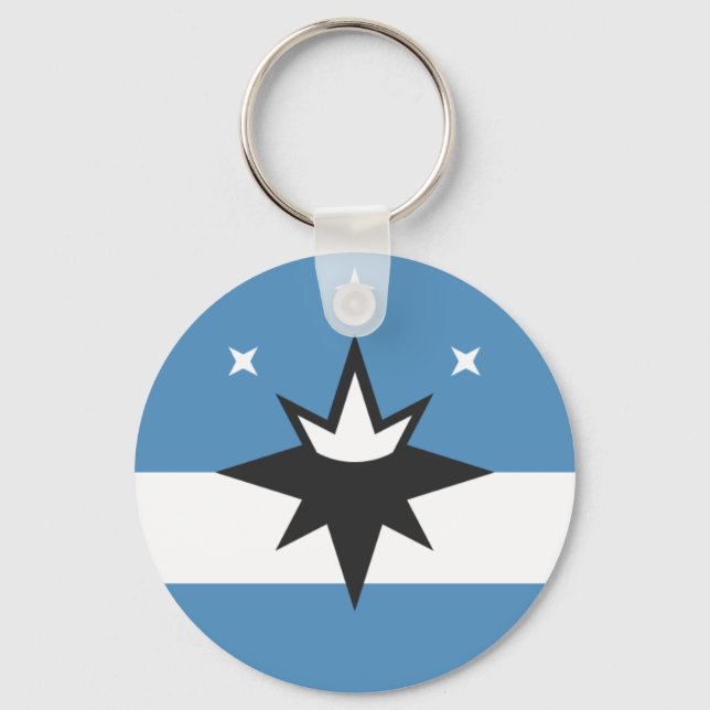Springfield (Missouri) City flag Keychain (Front)