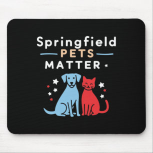 Springfield Pets - Show Your Love For Pets Sticker Mouse Pad