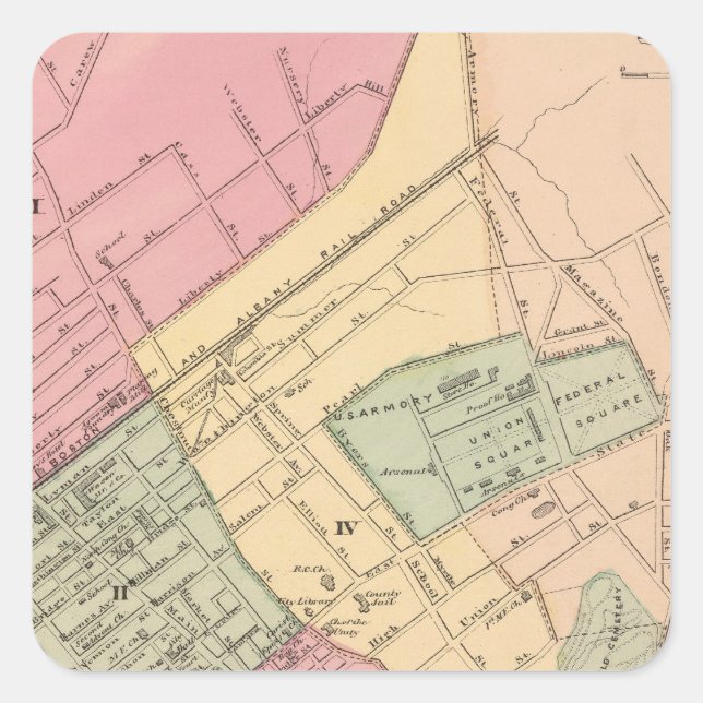 Springfield Square Sticker (Front)