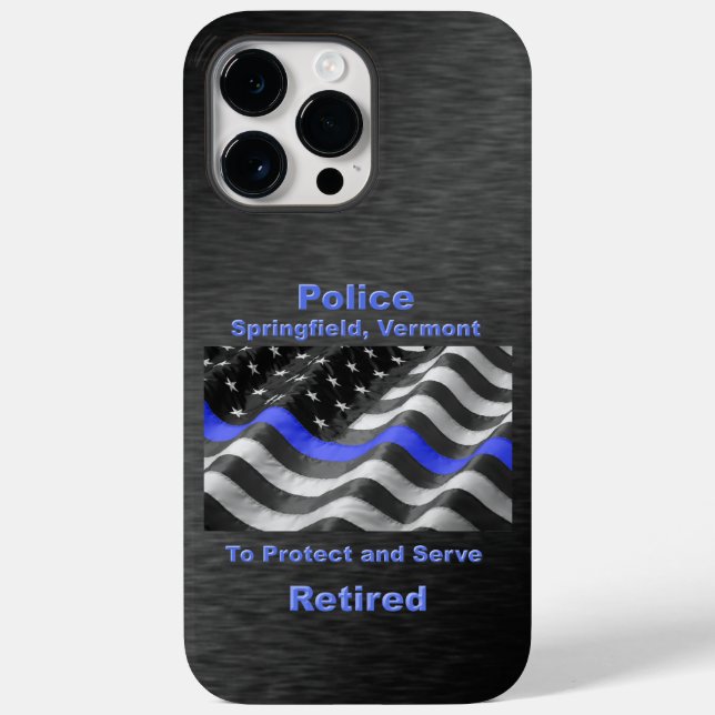 Springfield, Vermont. Police Case-Mate iPhone Case (Back)