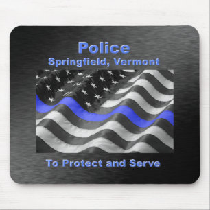 Springfield, Vermont. Police Mouse Pad
