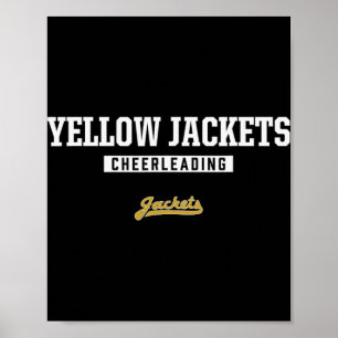 Springfield Yellow Jackets Logo Cheerleading Hs Poster