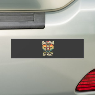 Springflied Eat What Trump Election Cat Cowboy Bumper Sticker