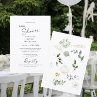 Springing onto the Scene Baby Shower Invitation