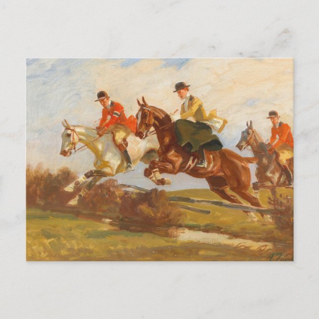 Springreiter | Angelo Jank Postcard (Front)