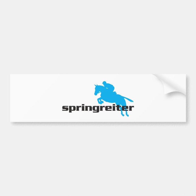 Springreiter - Showjumper Bumper Sticker (Front)