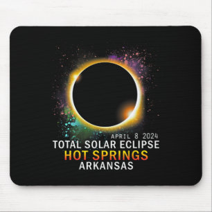 Springs Arkansas Total Solar Eclipse April 8 2024 Mouse Pad