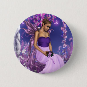 Spring's Fairy Bride 6 Cm Round Badge