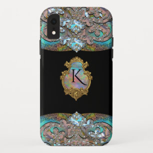 Springsalla Unique Elegant  Cool Monogram VI iPhone XR Case