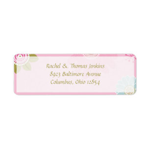 Springtime3 Return Address Label