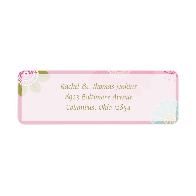 Springtime3 Return Address Label (Front)