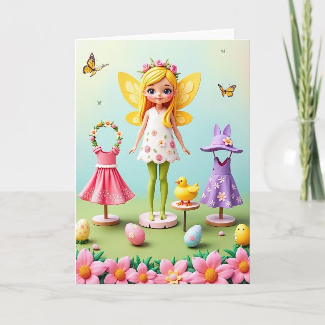 Springtime Angel Art Card (Front)