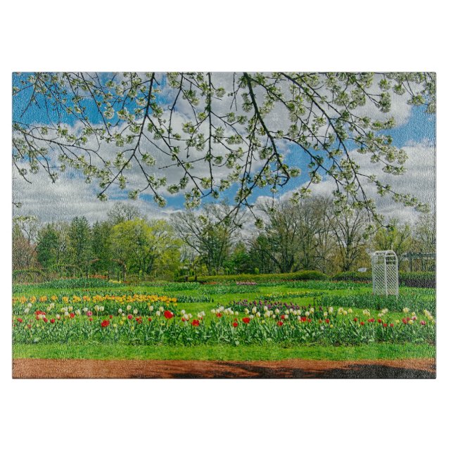 Springtime at Elizabeth Park Cutting Board (Front)