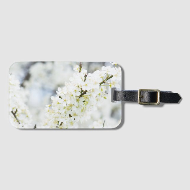Springtime blooming luggage tag (Front Horizontal)