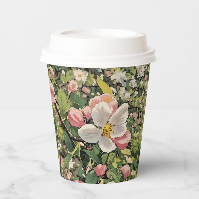 Springtime Blossoms - Paper Cup (Front)