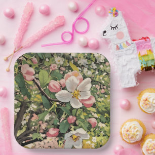 Springtime Blossoms - Paper Plates
