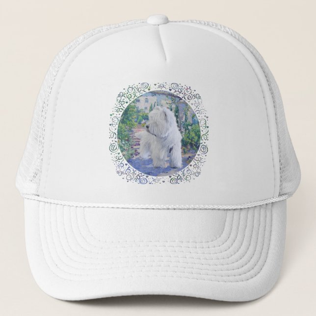 Springtime Bower Trucker Hat (Front)