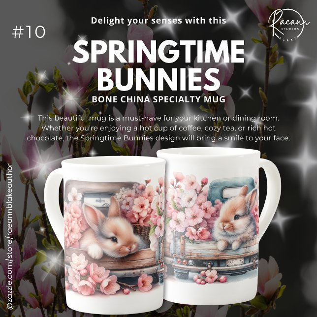 Springtime Bunnies #10 Bone China Speciality Mug (Creator Uploaded)